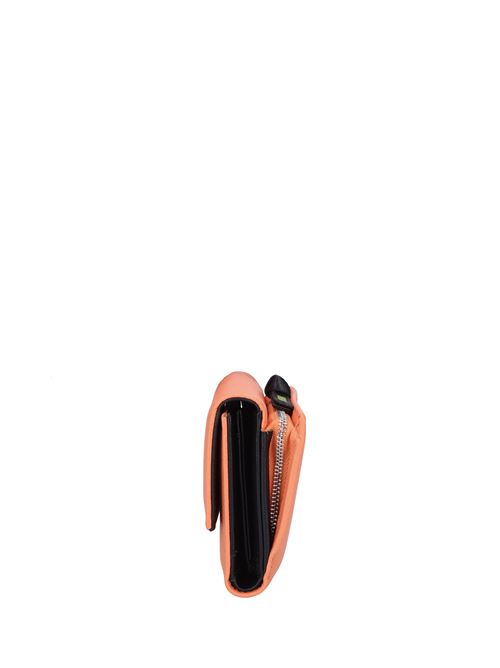 Leather wallet REBELLE | WALLET W/FLAP MSALMONE